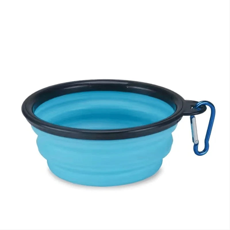 Collapsible Pet Bowl 350ml – Portable Silicone Travel Bowl for Dogs & Cats