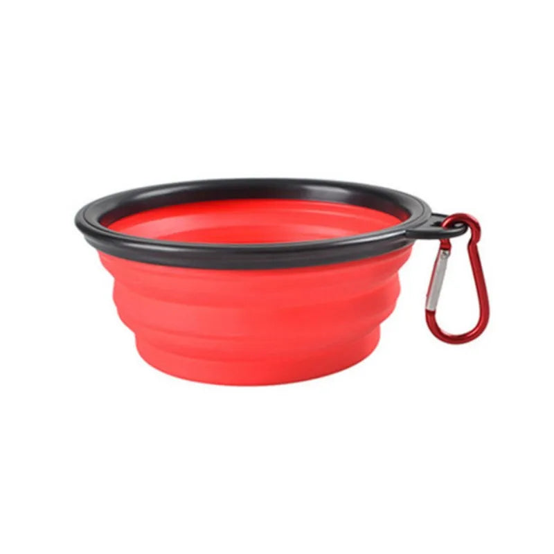 Collapsible Pet Bowl 350ml – Portable Silicone Travel Bowl for Dogs & Cats