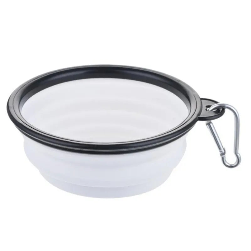 Collapsible Pet Bowl 350ml – Portable Silicone Travel Bowl for Dogs & Cats