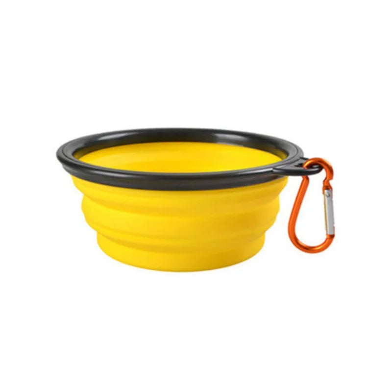 Collapsible Pet Bowl 350ml – Portable Silicone Travel Bowl for Dogs & Cats