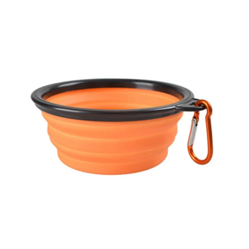 Collapsible Pet Bowl 350ml – Portable Silicone Travel Bowl for Dogs & Cats