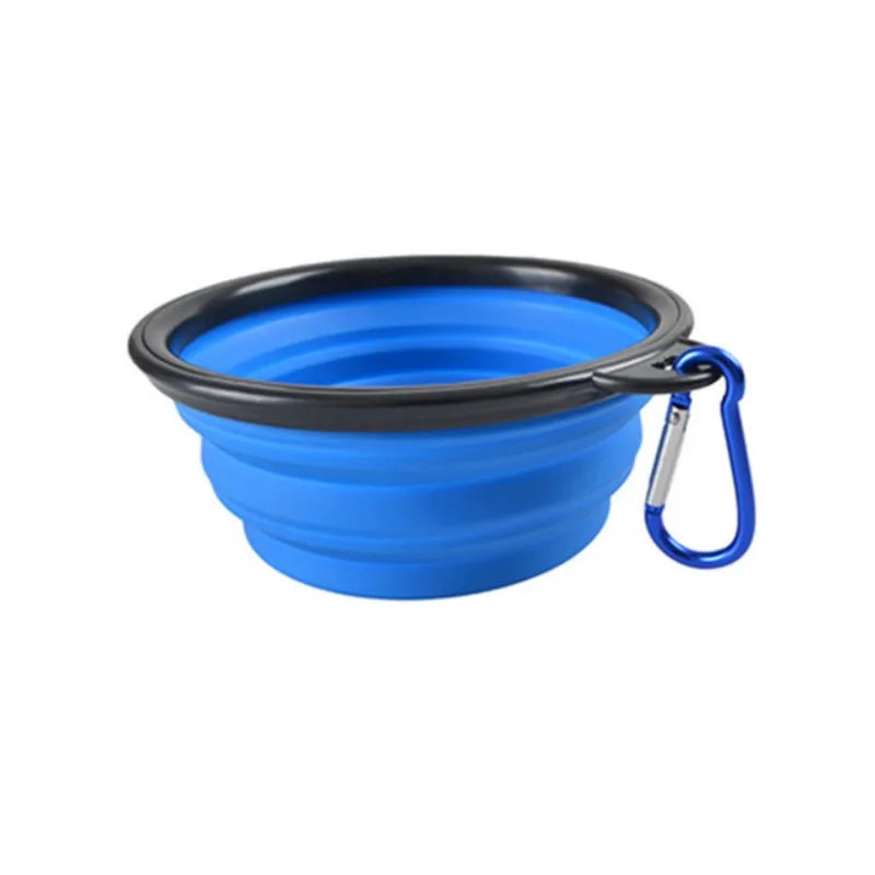 Collapsible Pet Bowl 350ml – Portable Silicone Travel Bowl for Dogs & Cats