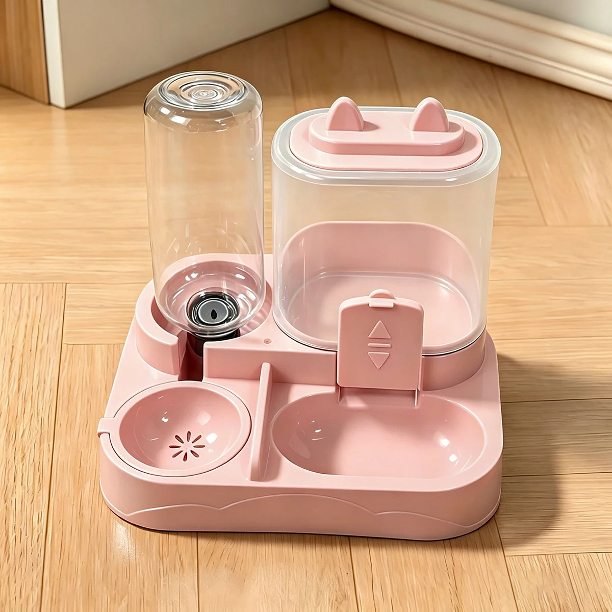 2-in-1 Pet Feeder & Water Dispenser – Large Capacity, Dry & Wet Separation for Cats & Dogs