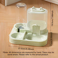 2-in-1 Pet Feeder & Water Dispenser – Large Capacity, Dry & Wet Separation for Cats & Dogs