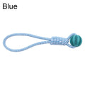 Interactive Dog Rope Ball Toy – Treat-Dispensing & Teeth-Cleaning Puzzle