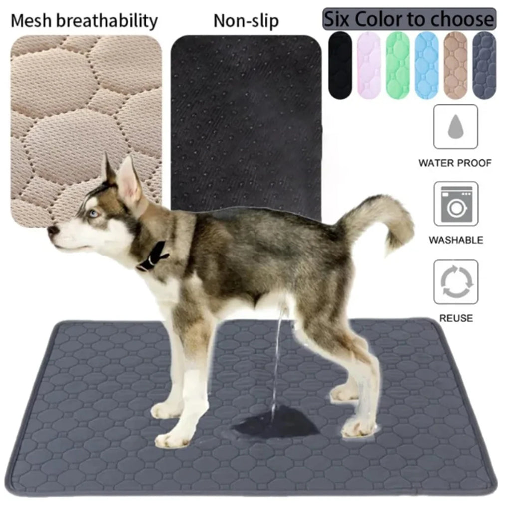 Reusable Dog Pee Pad – Washable Waterproof Training Mat for Puppies & Cats