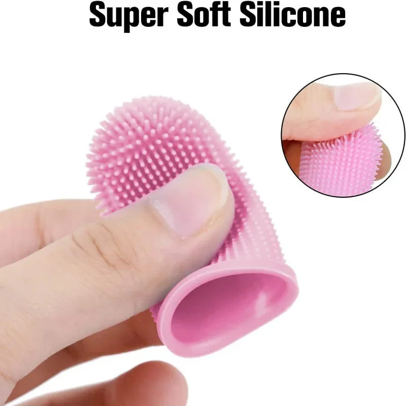 Pet Finger Toothbrush — Soft Silicone Teeth Cleaner for Cats & Dogs