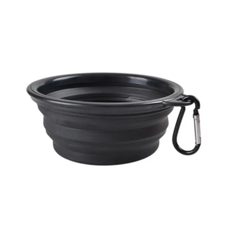 Collapsible Pet Bowl 350ml – Portable Silicone Travel Bowl for Dogs & Cats